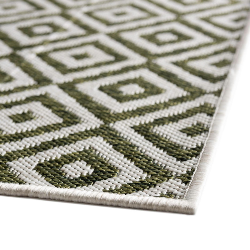 Tapis intérieur / extérieur Jill Zarin Costa Rica, Tapis de couloir 2 pi x 6 pi 1 po