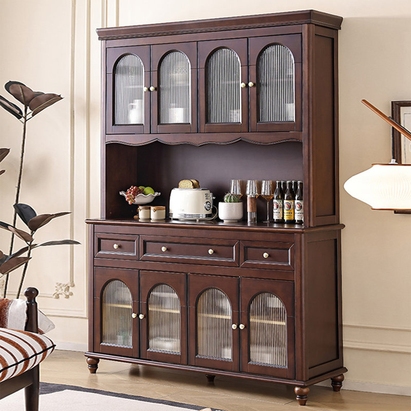 Buffet en bois de noyer massif