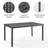 Rectangular Outdoor Dining Table Yes , 60 " W 37 " D
