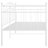 vidaXL Sofa Bed Frame Powder-coated metal Single-593701276
