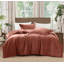 Ensemble d'édredon en velours de coton mat Brooklyn-118614313-118614314