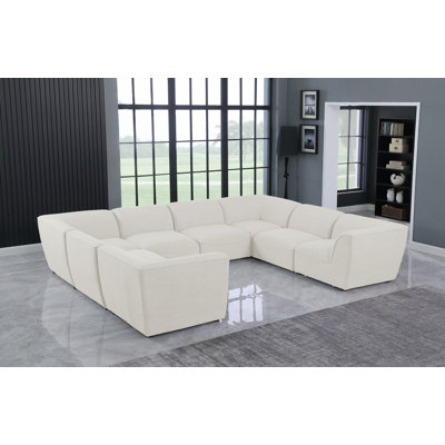 Arens Upholstered U-Shaped Sectional Reversible