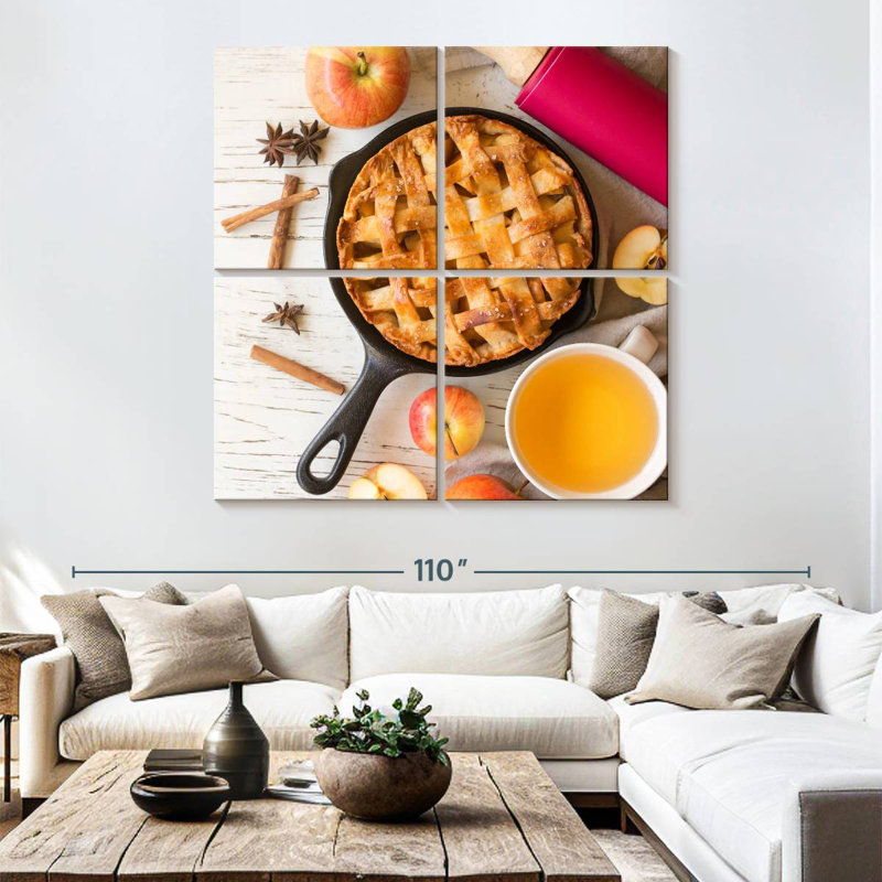 Apple Pie, 74" H x 74" W