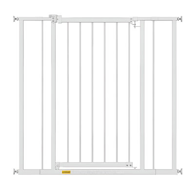 Barrière de sécurité pour animaux 36 po de hauteur pour barrières à fermeture automatique pour les escaliers et les portes de 28,5 po à 39,7 po de large. Barrière de sécurité réglable en métal pour l'intérieur
