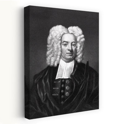 1600S Cotton Mather New England Puritan Minister Writer Who Acted As Judge In Salem Witch Trials Of 1692 Looking At Camera Classic Retro Vintage Po...