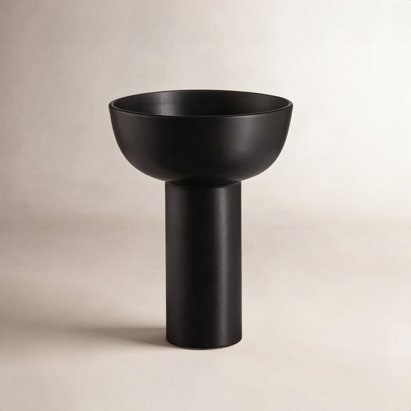 Vase de table en céramique MIYABI, Noir