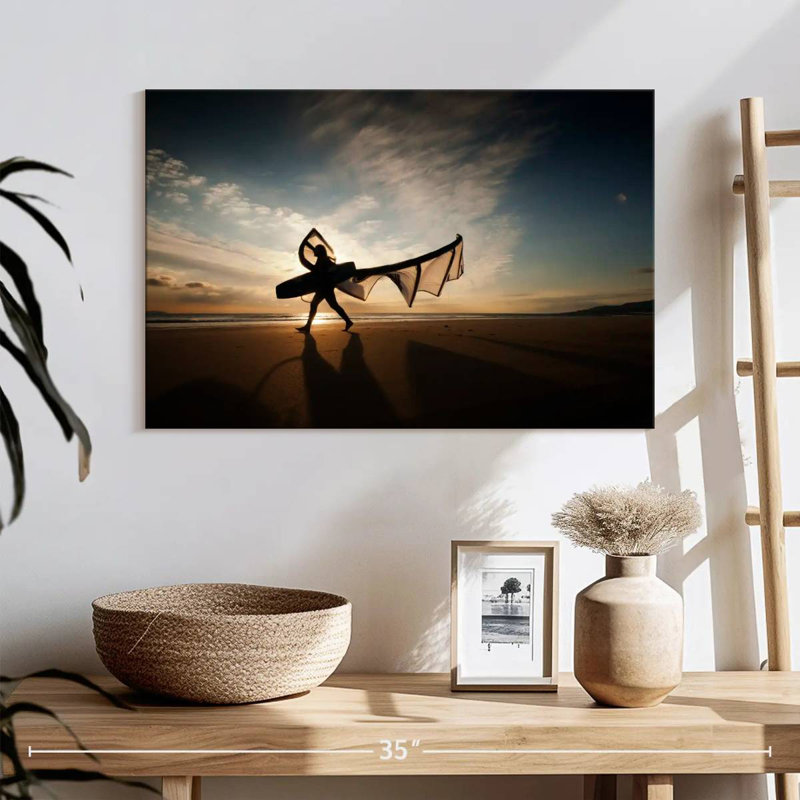 Sireci Kitesurfer Silhouette, 16" H x 24" W