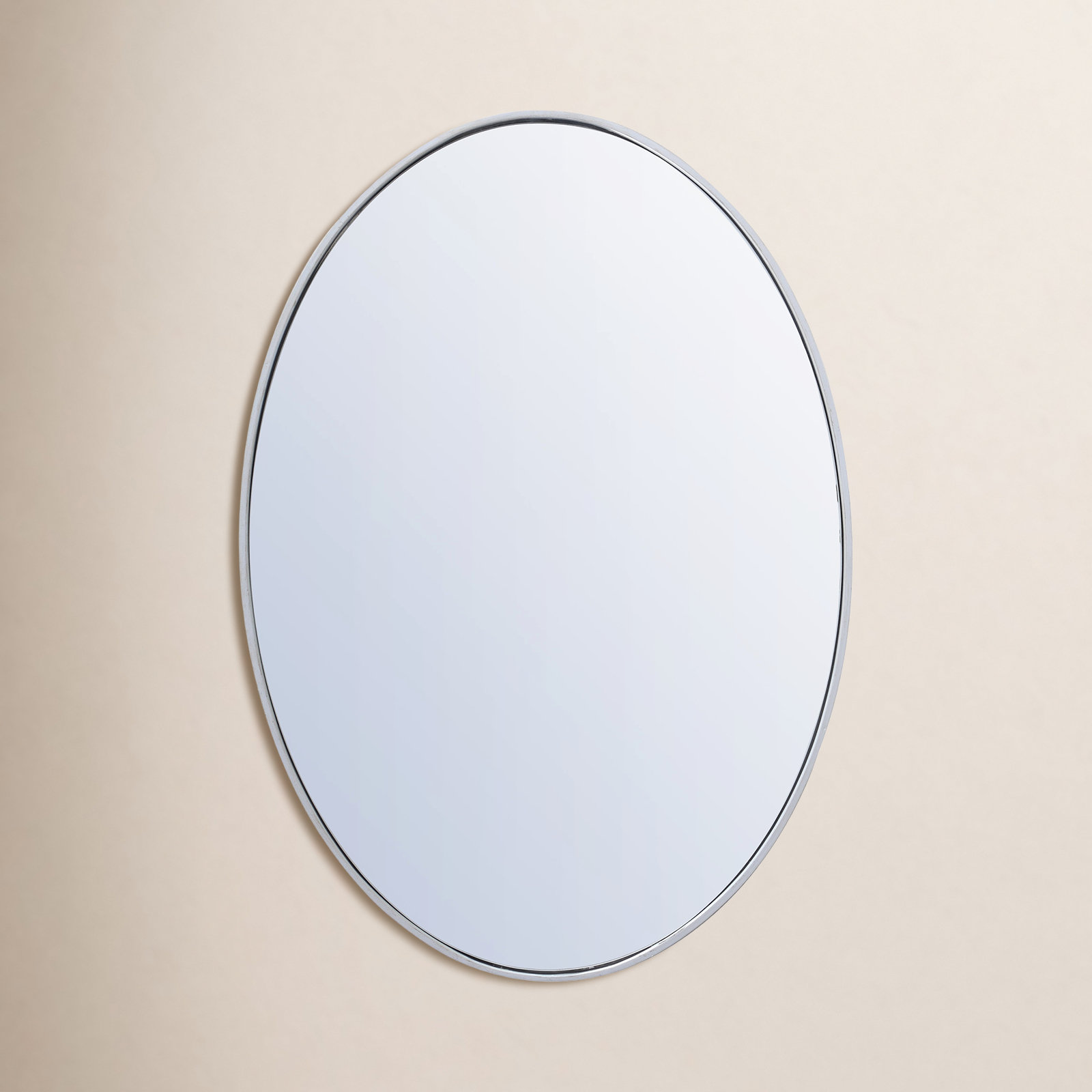 Sabine 40" Accent Mirror, 24" x 34", Silver