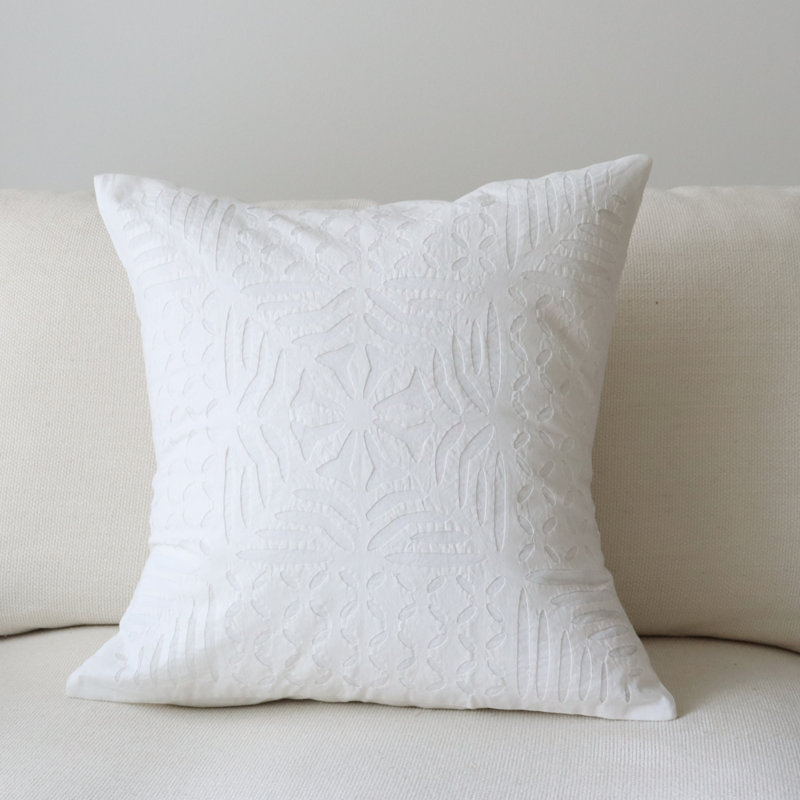 Applique en coton, Blanc