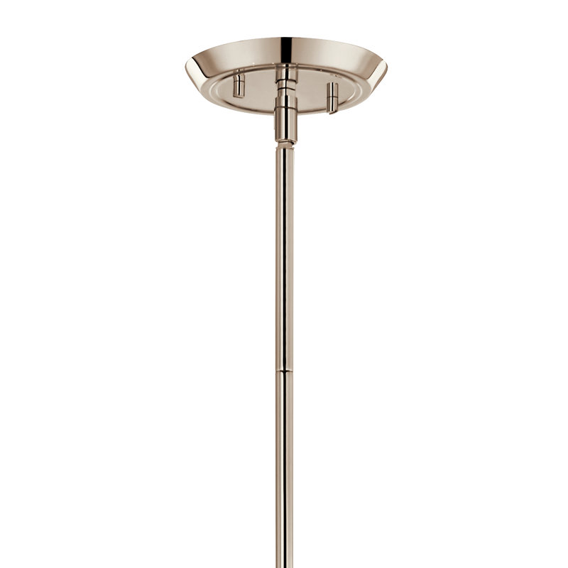 8 - Light Steel Dimmable Classic / Traditional Chandelier, Polished Nickel