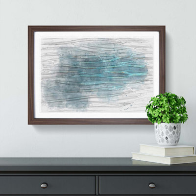 Seascape Ripples in Abstract - Picture Frame Graphic Art Print
