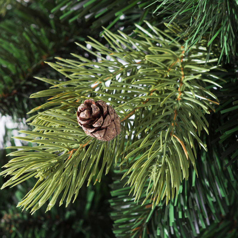 Artificial Christmas Tree, 4.92ft H x 2.95ft W x 2.95ft D