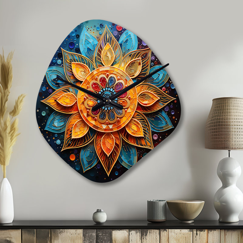 Horloge murale décorative en forme de nébuleuse, Petit