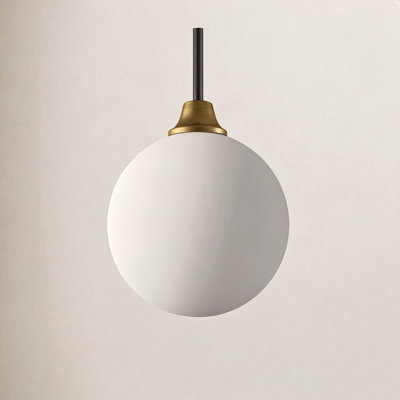 Hallas 1-Light Single Globe Pendant