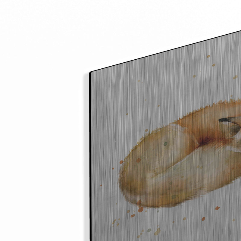 «Sleeping Fox» par Katrina Pete, H 12 po x l 12 po
