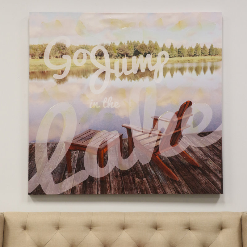 Go Go in the Lake, impression sur toile