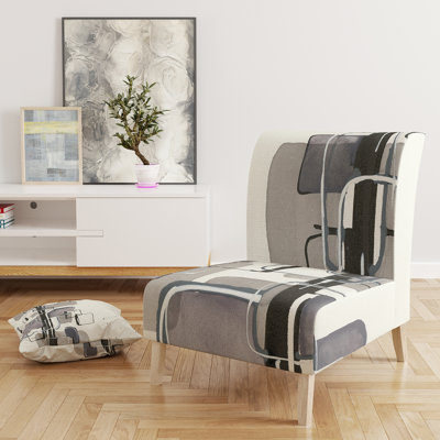 Fauteuil de chambre rembourré Glam Dancing Shape IV - Modern