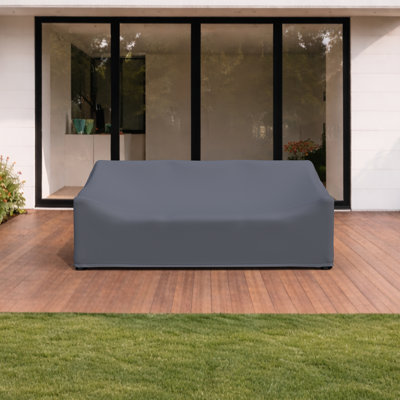 Housse pour canapé de patio réversible en osier de 75,2 po de largeur Creal