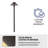 Colorscaping Low Voltage Integrated LED Aluminum Tiki Pathway Light-98587955