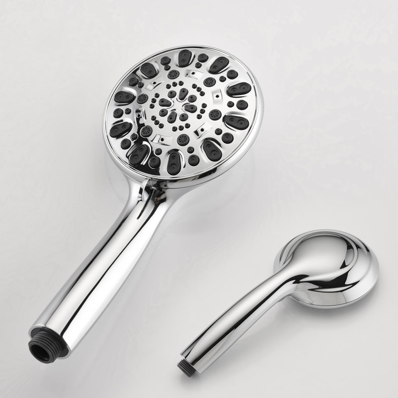 Versatile Water-saving Dual Shower System, Chrome Finish, Modern Bathroom Upgrade