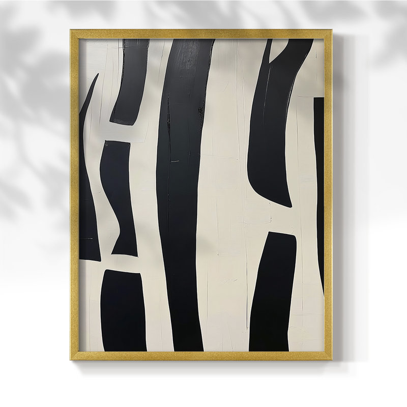 "ABSTRACT Series DCXCI" par J Paul, H 29 po x l 23 po, Doré