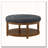 Upholstered Tufted Linen Ottoman Coffee Table-1297057606-1297057613