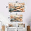 «Brown Abstract Mountain Landscape II», ensemble d'art mural sur toile-1900512608