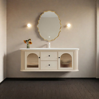 Armoire de salle de bain à plaque française de style français