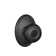 Georgian Knob with Wakefield Trim Keyed Entry Lock