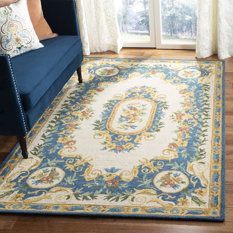 Anik Hand Tufted Wool Oriental Rug, Rectangle 8' x 10'