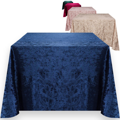 Keandra Square No Pattern And Not Solid Colour Wedding Polyester Tablecloth