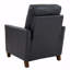 Midnight Blue Faux Leather Modern With Recliner Function-274678488