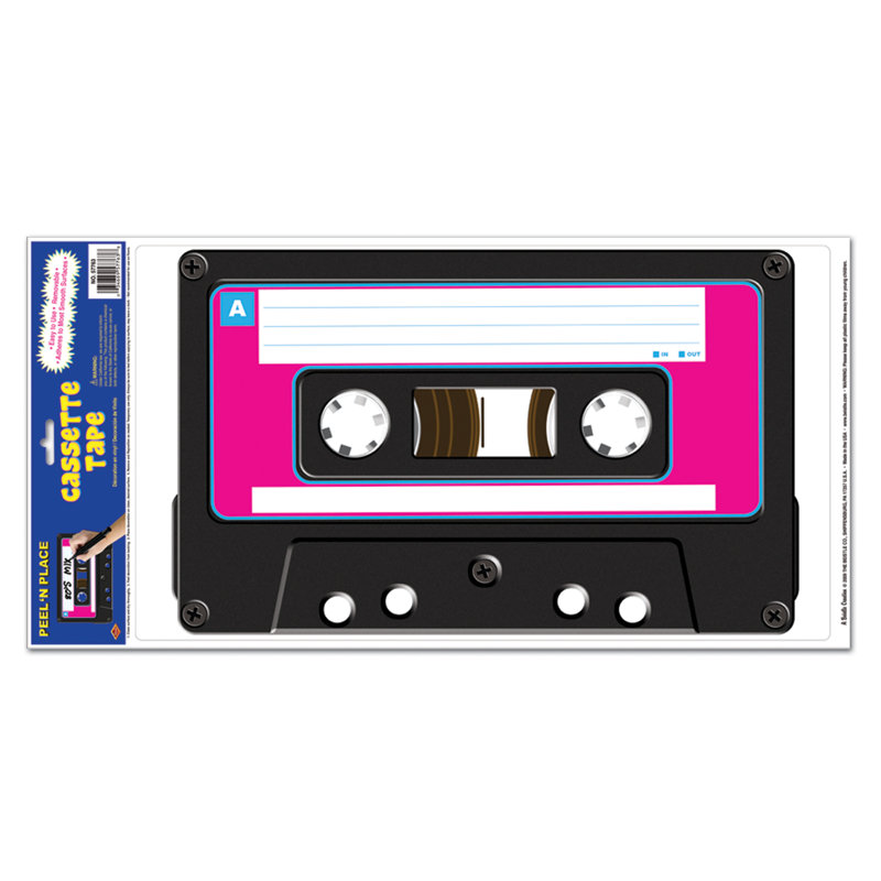 Décoration murale à ruban à cassette 80' n place