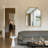 Izeke Iron Flat Wall Mirror