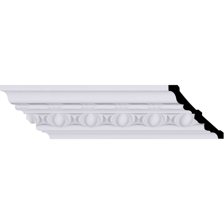 ÉCHANTILLON - Moulure à œuf et à fléchettes Jackson, H 3 3/4 po x P 3 7/8 po x F 5 3/8 po x L 12 po (répétition 2 3/8 po)