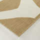 Emmie Abstract Machine Woven Polypropylene Indoor / Outdoor Use Area Rug in Tan/Cream