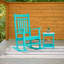 Chaise berçante de patio Adirondack en PEHD Margherita-1708728130