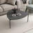 Modern Coffee Table with Metal Frame, Anthracite Color, 35.4 x 15.7 x 35.0 inches | 100% Melamine Coated Particle Board, Thickness: 0.7 inches | Stylish & Durable Design for Living Rooms, Elegant & Functional