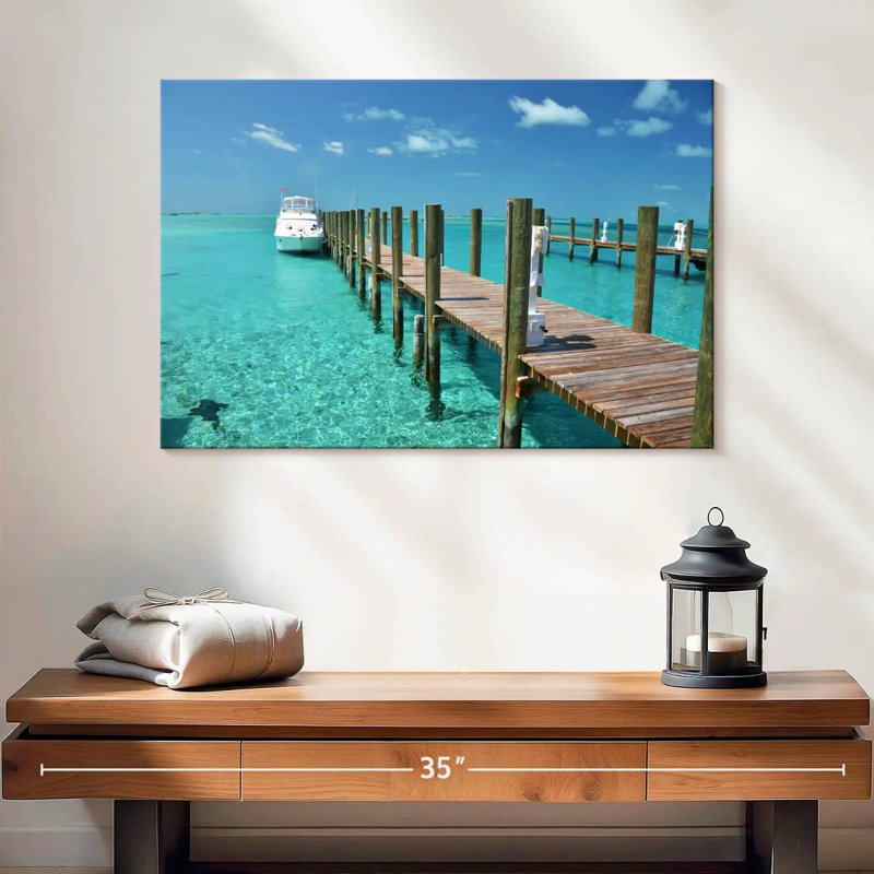 Staniel cay yacht dock Aletra, H 16 po x l 24 po