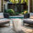 Table d'appoint MgO Travertine Stone Finish