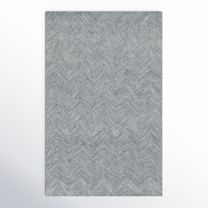 Wheaton Wool Chevron Area Rug, Rectangle 3'6" x 5'6"