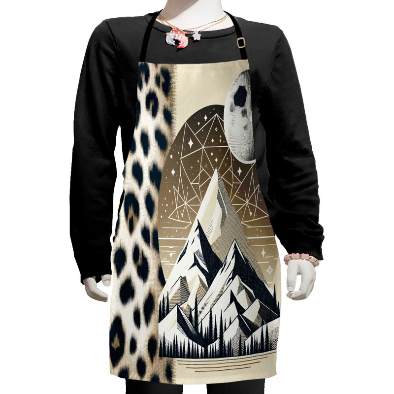 No Pattern Bib Apron