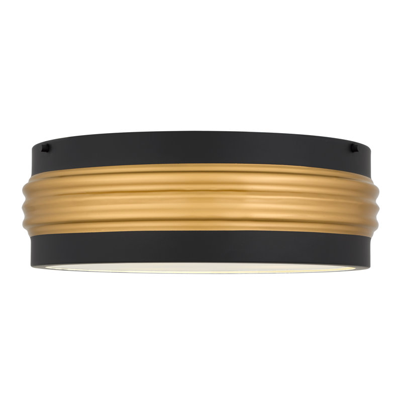 Plafonnier encastré noir mat à 3 lumières Emmett, Noir mat