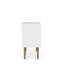 Table de chevet en naturel et blanc-871170165