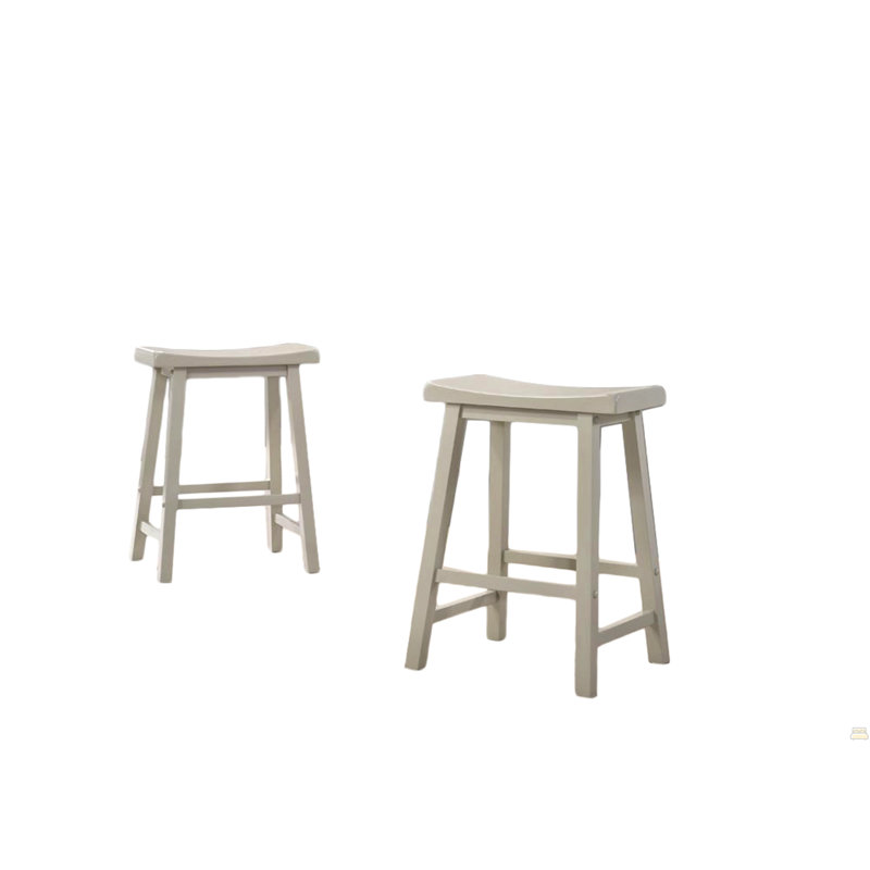Ensemble de 2 tabourets ergonomiques à hauteur de comptoir de 17,5 po