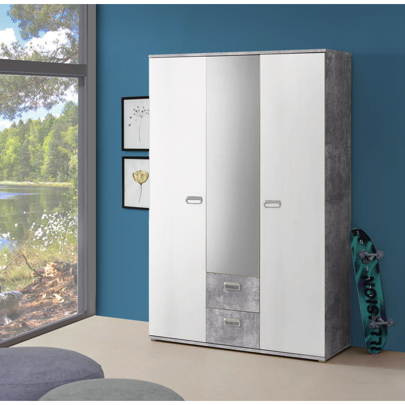 Bearup 2 Door Manufactured Wood Wardrobe