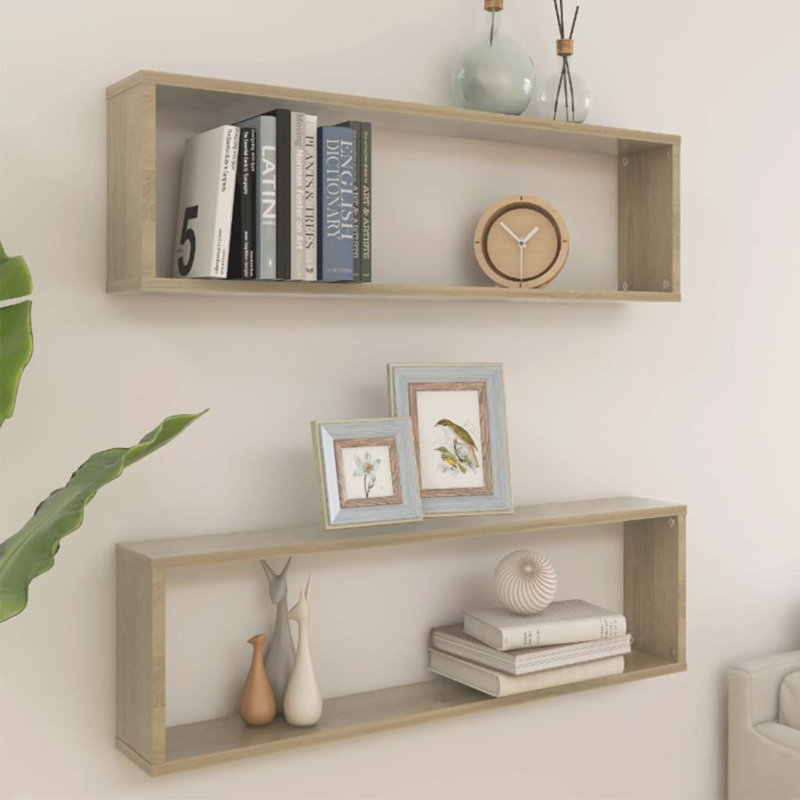 Glennisha 2 Piece Cube Shelf