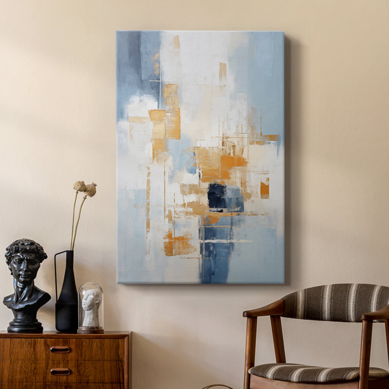 ABSTRACT Series Dxli-Gallery Cavas sur mesure, H 27 po x l 18 po