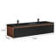 Base de meuble-lavabo double 70,55 po seulement
