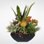Faux Succulent in Metal Planter